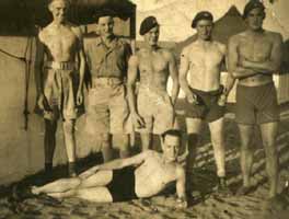 Jock Cooper Pte Crabtree Johnny Dodd Mick Bailie L/Cpl Jimmy Hunt Pte Badman 