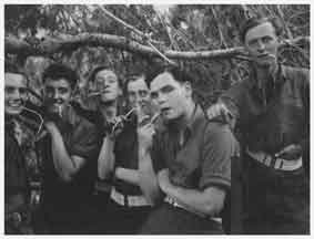 The Hillbillies - Mt Carmel 1948. Left to Right  Peter
 Pickup,Bernard Cribbins,Danny, Archie,TomHird, TomSmethurst